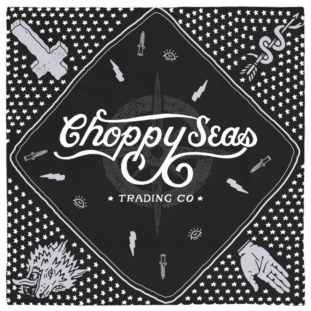 Choppy Seas "Helmsman" Handkerchief Bandana