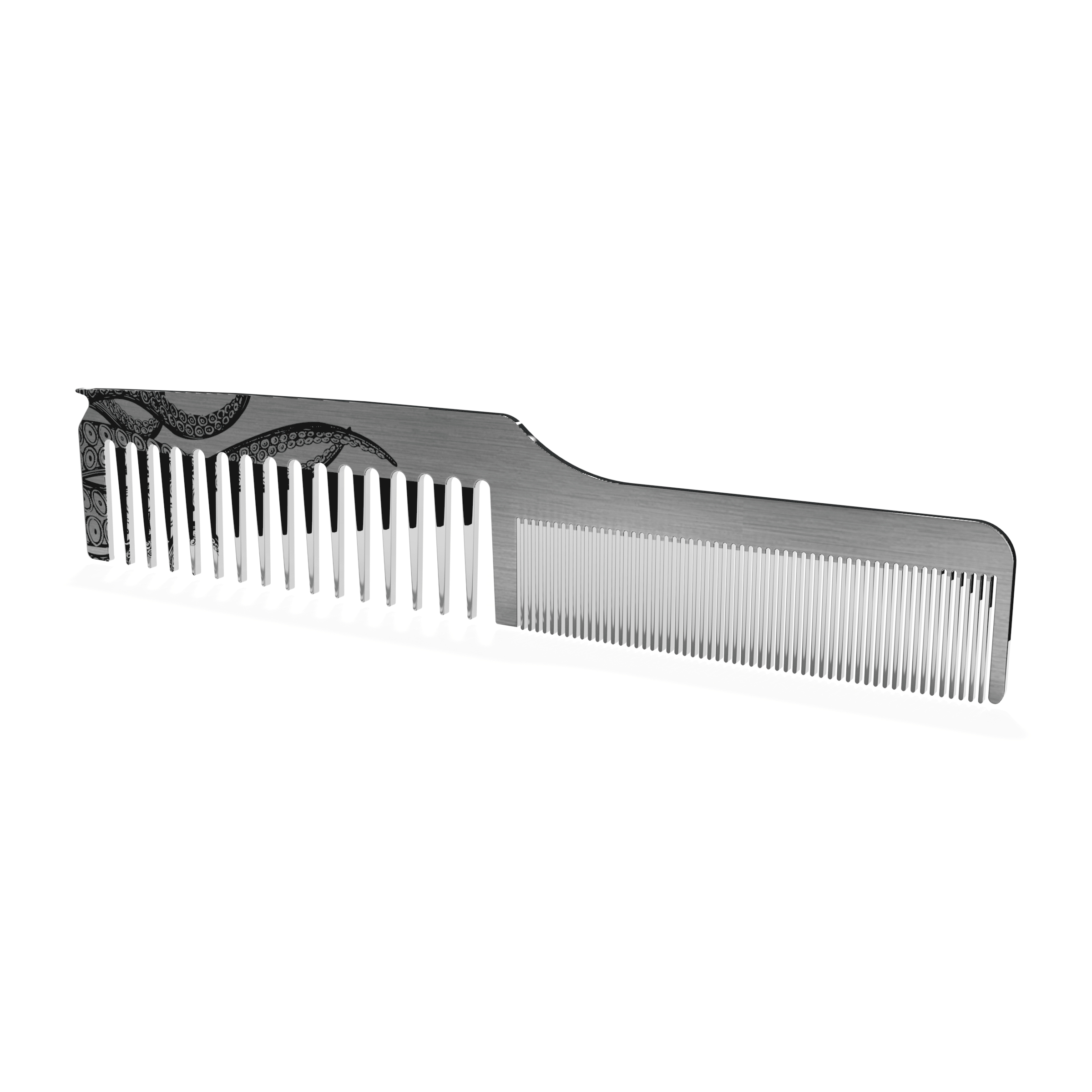 Octopus Mane Master Stainless Steel Dual-Tooth Comb